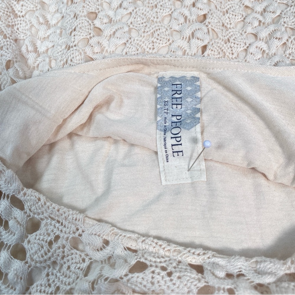 Free People Floral Crochet Dress.Women's Size XS - Picture 7 of 12